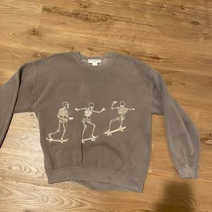 Women’s urban outfitters skeleton sweatshirt